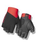 GIRO Cycling fingerless gloves - ZERO CS - red
