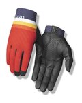 GIRO Cycling long-finger gloves - RIVET CS - blue/red