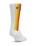 GIRO Cyclingclassic socks - COMP RACER HIGH RISE - white/multicolour