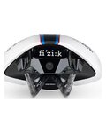 FIZIK saddle - TRANSIRO MISTICA CARBON - REGULAR - black/white