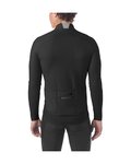 GIRO Cycling winter long sleeve jersey - CHRONO THERMAL - black
