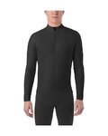 GIRO Cycling winter long sleeve jersey - CHRONO THERMAL - black