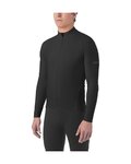 GIRO Cycling winter long sleeve jersey - CHRONO THERMAL - black
