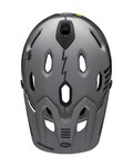 BELL Cycling helmet - SUPER DH - grey/black