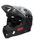 BELL Cycling helmet - SUPER DH - grey/black