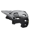 BELL Cycling helmet - SUPER DH - grey/black
