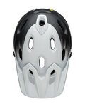 BELL Cycling helmet - SUPER DH - white/black