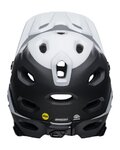 BELL Cycling helmet - SUPER DH - white/black