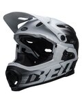 BELL Cycling helmet - SUPER DH - white/black