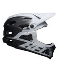 BELL Cycling helmet - SUPER DH - white/black