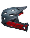 BELL Cycling helmet - SUPER DH - green/red