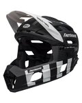 BELL Cycling helmet - SUPER AIR R SPHERICAL - black/white