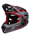 BELL Cycling helmet - SUPER AIR R SPHERICAL - grey/red