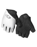 GIRO Cycling fingerless gloves - JAGETTE - white
