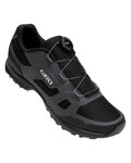 GIRO Cycling shoes - GAUGE BOA - grey/black