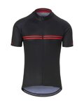 GIRO Cycling short sleeve jersey - CHRONO SPORT - black/red