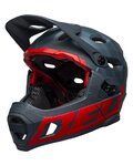 BELL Cycling helmet - SUPER DH SPHERICAL - blue/red