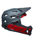 BELL Cycling helmet - SUPER DH SPHERICAL - blue/red