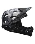BELL Cycling helmet - SUPER DH SPHERICAL - black/grey