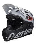 BELL Cycling helmet - SUPER DH SPHERICAL - white