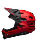 BELL Cycling helmet - SUPER DH SPHERICAL - red/black