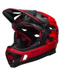 BELL Cycling helmet - SUPER DH SPHERICAL - red/black