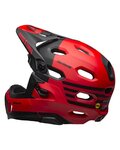 BELL Cycling helmet - SUPER DH SPHERICAL - red/black