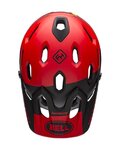 BELL Cycling helmet - SUPER DH SPHERICAL - red/black