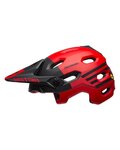 BELL Cycling helmet - SUPER DH SPHERICAL - red/black