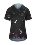 GIRO Cycling short sleeve jersey - ROUST W - black
