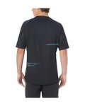 GIRO Cycling short sleeve jersey - ROUST - black/light blue