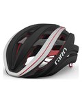 GIRO Cycling helmet - AETHER SPHERICAL - black/white/red