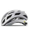 GIRO Cycling helmet - HELIOS - white/silver