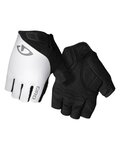 GIRO Cycling fingerless gloves - JAG - white