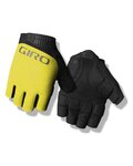 GIRO Cycling fingerless gloves - BRAVO II - yellow/black