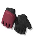 GIRO Cycling fingerless gloves - TESSA II GEL - bordeaux/black