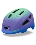 GIRO Cycling helmet - SCAMP II - blue/purple/green