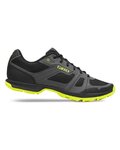 GIRO Cycling shoes - GAUGE - grey/yellow