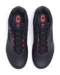 CRANKBROTHERS Cycling shoes - MALLET LACE - black/red