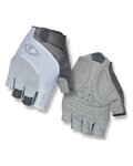 GIRO Cycling fingerless gloves - TESSA - grey/white