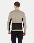 SANTINI Cycling thermal jacket - ALPHA TRAIL - beige