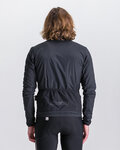 SANTINI Cycling thermal jacket - ALPHA TRAIL - black