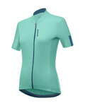SANTINI Cycling short sleeve jersey - GRAVEL - light blue