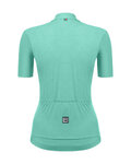 SANTINI Cycling short sleeve jersey - GRAVEL - light blue