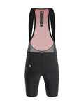 SANTINI Cycling bib shorts - SLEEK RAGGIO - black