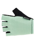SANTINI Cycling fingerless gloves - CUBO  - light green