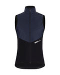 SANTINI Cycling gilet - REDUX VIGOR - blue/black