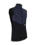 SANTINI Cycling gilet - REDUX VIGOR - blue/black