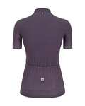 SANTINI Cycling short sleeve jersey - VIGNETO - purple