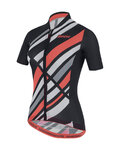 SANTINI Cycling short sleeve jersey - SLEEK RAGGIO LADY - black/pink